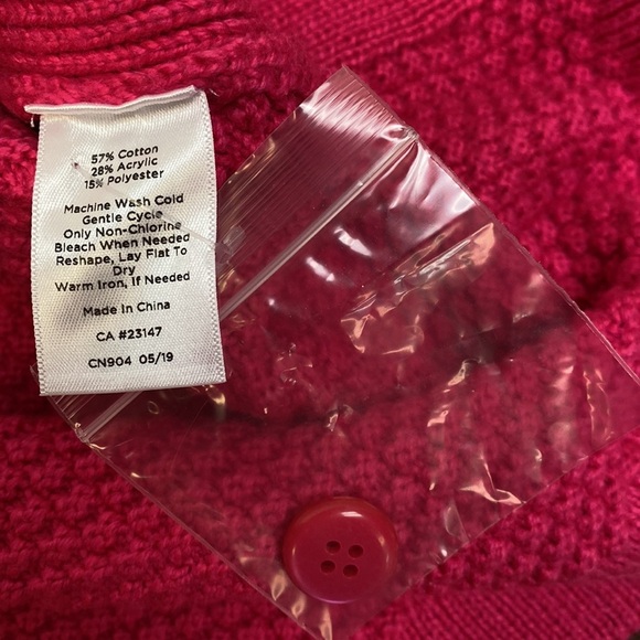 Talbots Pullover Cowl Neck Button Side Hem Sweater - Picture 5 of 8